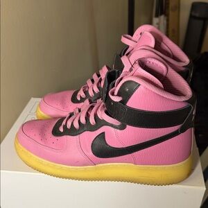 Nike Air Force 1 High Top Pink and Black High-Tops